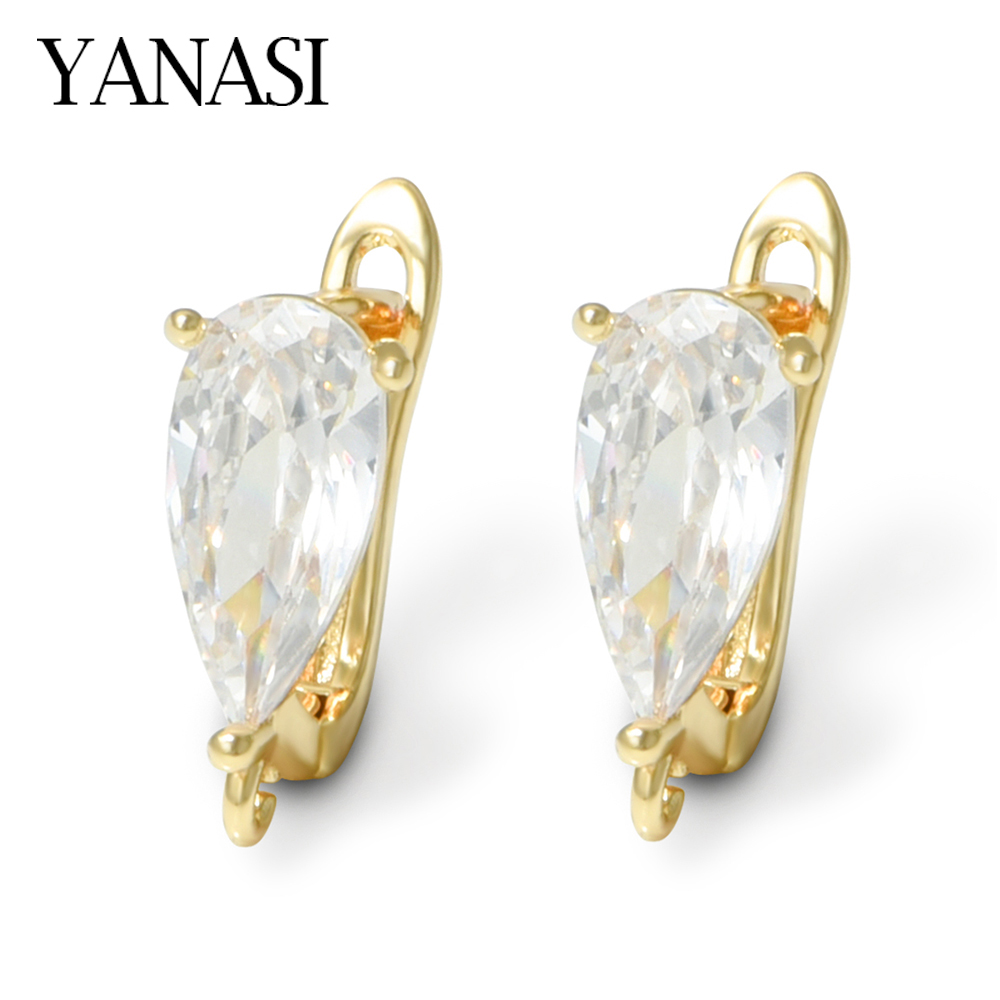 Gold Plated Jewelry - YANASI 새로운 18K 금도금 황동 물방울
