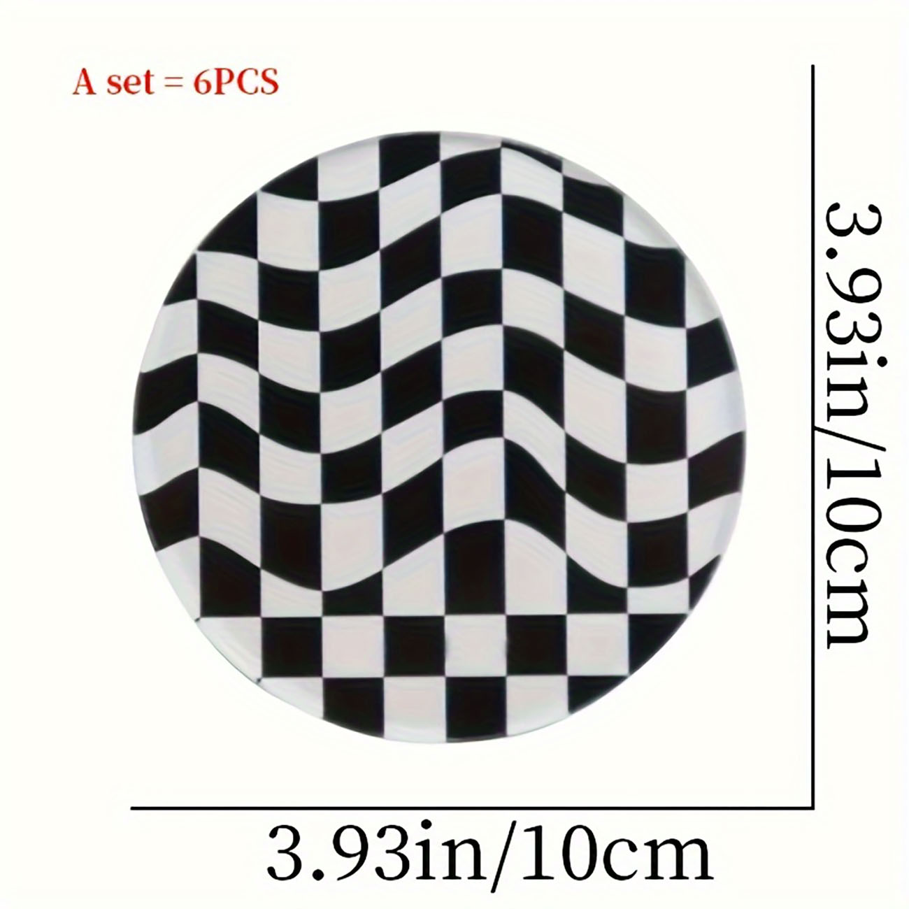 6개 - 나무 컵받침, 미끄럼 방지 및 내열성 식탁 장 - Marble Coaster Set 리뷰 및 가격