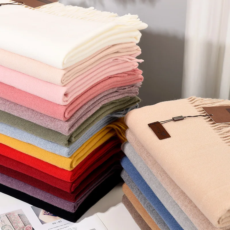 클래식한 디자인의 고급스러운 캐시미어 느낌 스카프, 여 - Cashmere Scarf 리뷰 및 가격