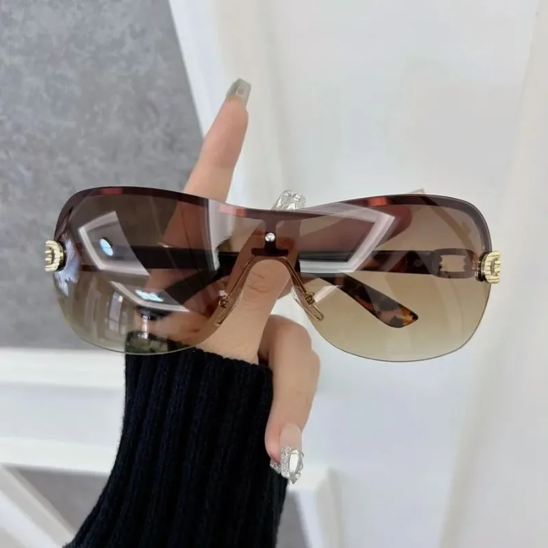 캐주얼한 사각형 선글라스, 여성용 및 남성용, 그라데이 - Sunglasses Uv400 리뷰 및 가격
