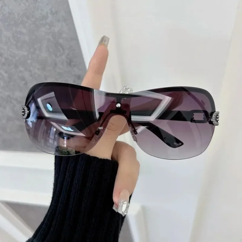 캐주얼한 사각형 선글라스, 여성용 및 남성용, 그라데이 - Sunglasses Uv400 리뷰 및 가격