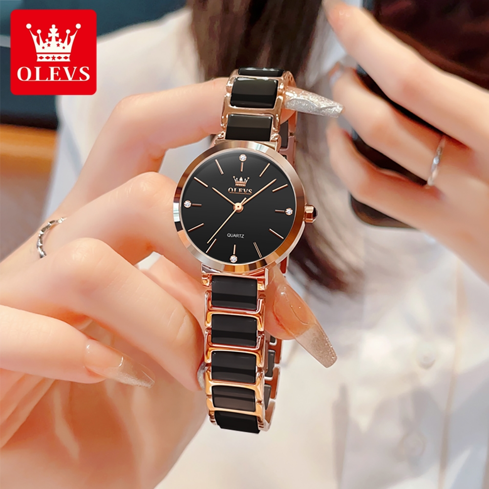 OLEVS 여성 시계 5877 고급스러운 우아한 쿼츠  - Luxury Gift Set 리뷰 및 가격
