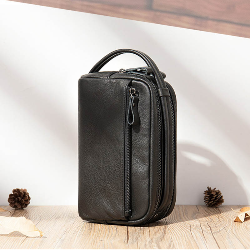 Luufan 남성용 부드러운 정품 가죽 클러치 백, 대 - Leather Wallet Men 리뷰 및 가격