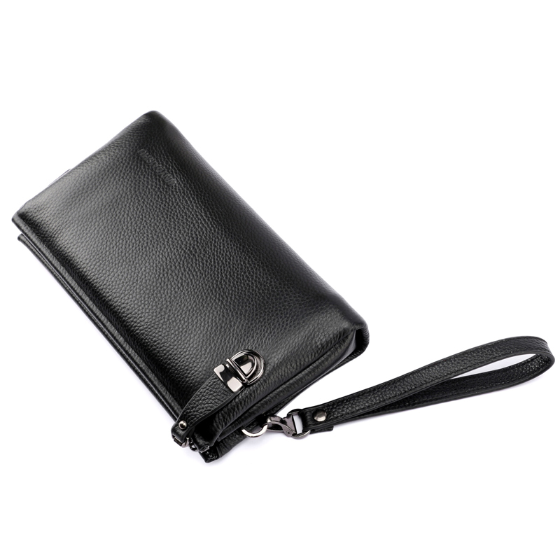 2025 핸드백 남자 진짜 소 가죽 한국어 잠금 클러치 - Leather Wallet Men 리뷰 및 가격
