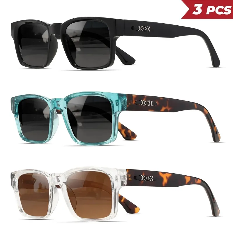 1/3개 세트, 트렌디한 사각형 장식의 그라데이션 선글 - Sunglasses Uv400 리뷰 및 가격