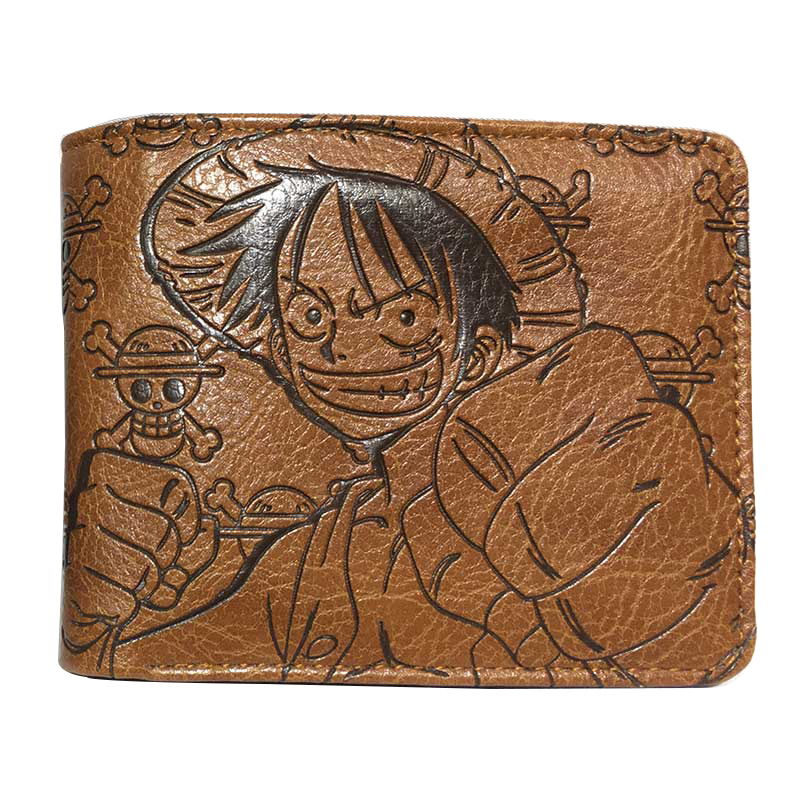 애니메이션 원피스 루피 해적 해골 PU 가죽 지갑 멀티 - Leather Wallet Men 리뷰 및 가격