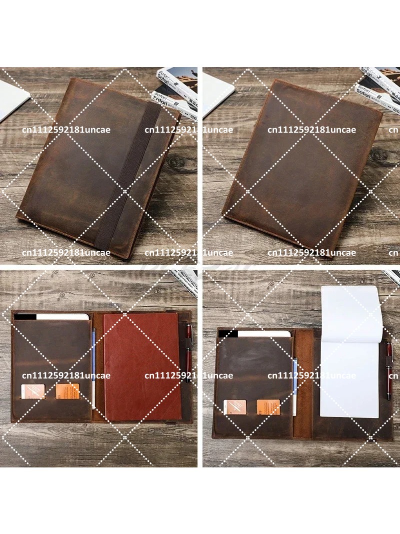 B5 레트로 가죽 문서 폴더 노트북 서류 가방 비즈니스 - Leather Briefcase 리뷰 및 가격