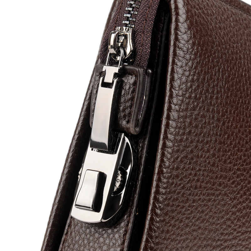 남성용 롱 머니 월렛 휴대폰 파우치 남성용 메신저 백  - Leather Wallet Men 리뷰 및 가격