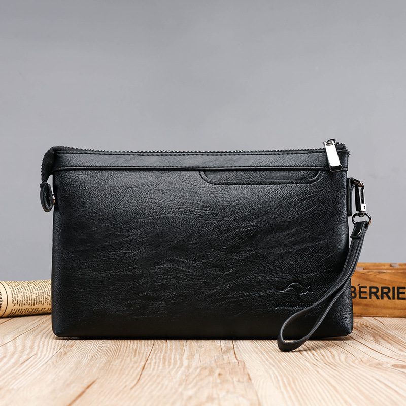 브랜드 디자인 남성용 봉투형 클러치 백 프리미엄 PU  - Leather Wallet Men 리뷰 및 가격