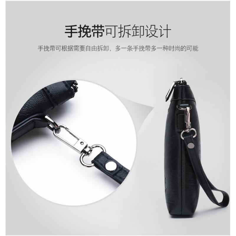 브랜드 디자인 남성용 봉투형 클러치 백 프리미엄 PU  - Leather Wallet Men 리뷰 및 가격