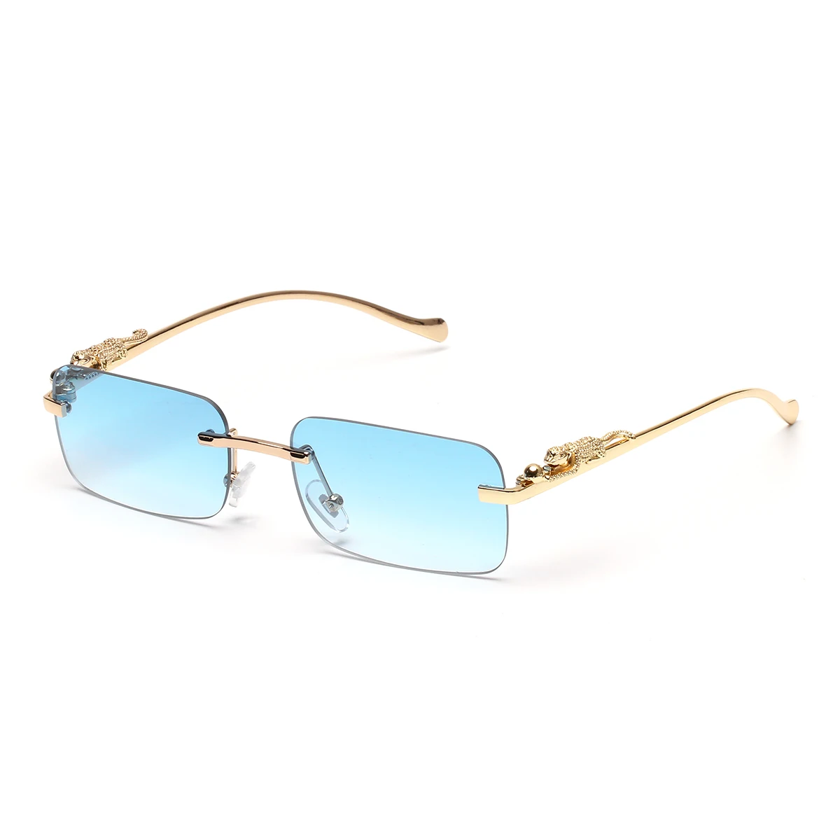 테가 없는 선글라스, UV400 차단, 트렌디한 사각형 - Designer Sunglasses 리뷰 및 가격
