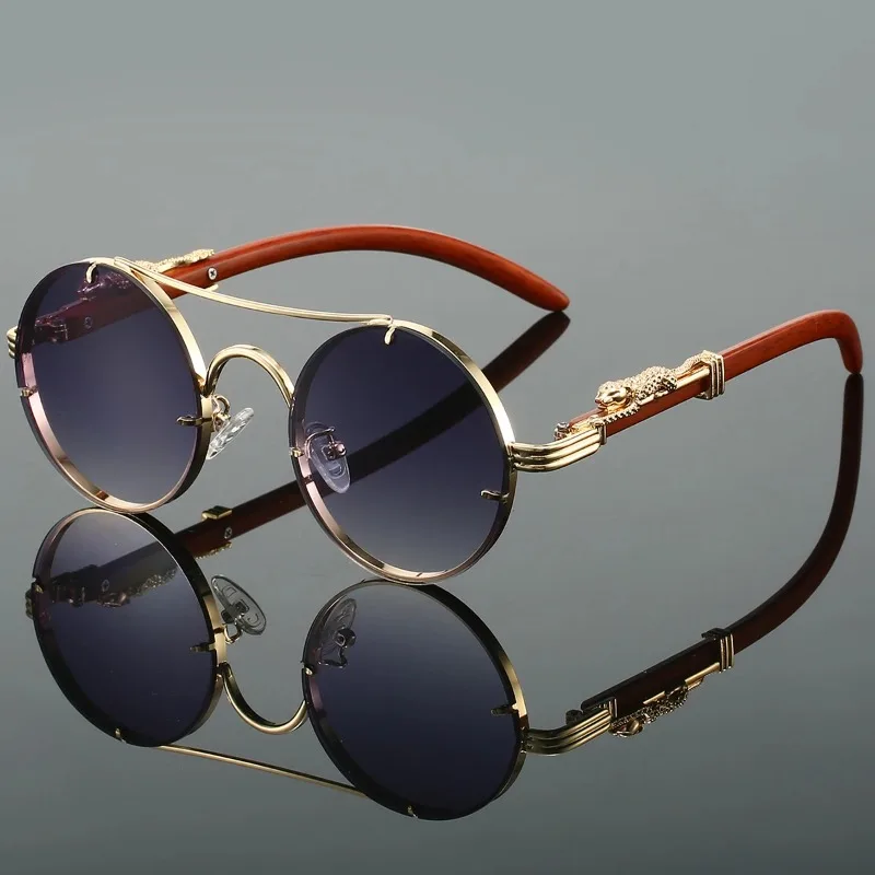 빈티지 스타일의 둥근 프레임 선글라스, 남성용, 여성용 - Sunglasses Uv400 리뷰 및 가격