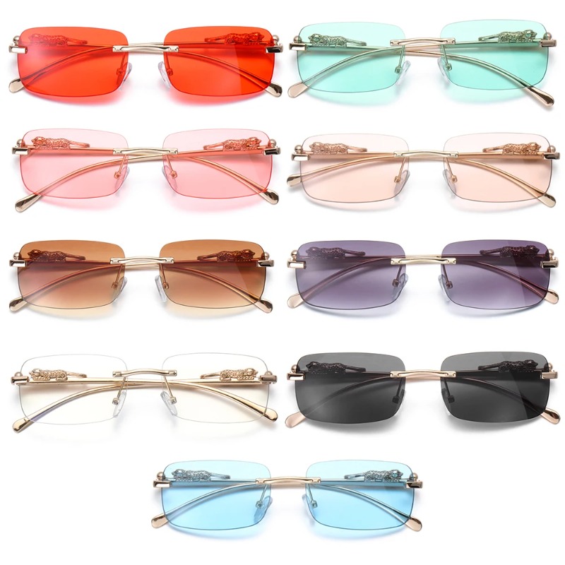 무테 사각 선글라스 여성 남성 명품 브랜드 디자이너 인 - Designer Sunglasses 리뷰 및 가격