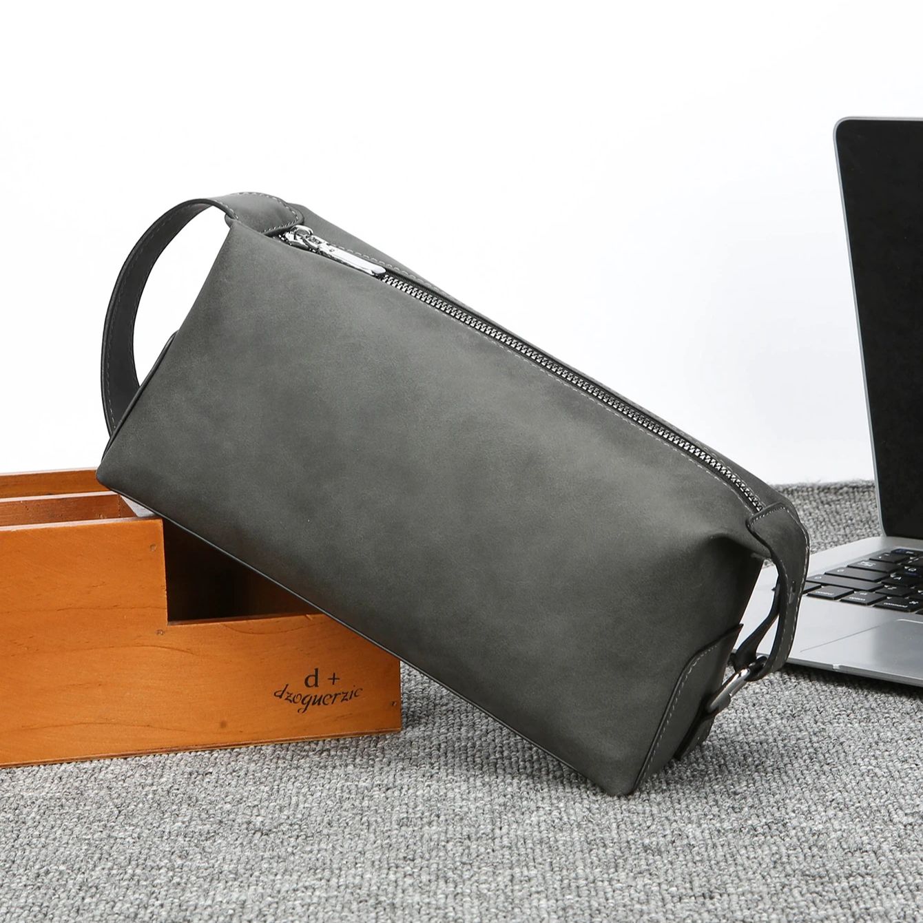 남성용 PU 가죽 세면도구 가방, 대용량 여행용 도프  - Travel Luggage Set 리뷰 및 가격